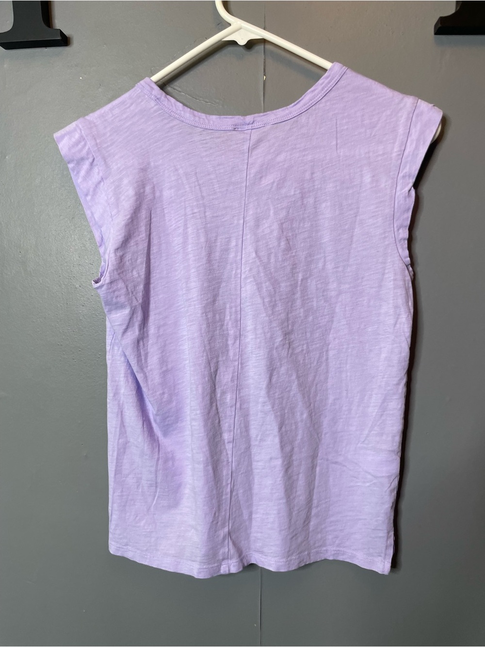 LOFT Lavender‎ Sleeveless Crewneck cotton Top size XS - Picture 10 of 11